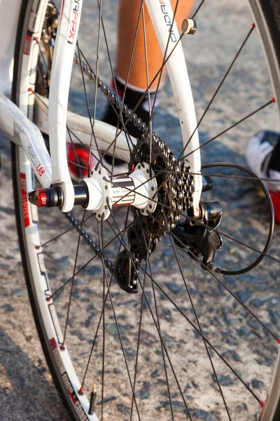 Foto Close Roda Bicicleta — Fotografia de Stock