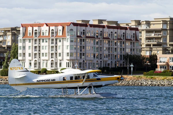 Victoria Canada Jun 2019 Harbor Air Float Plane Inner Harbor — Fotografia de Stock