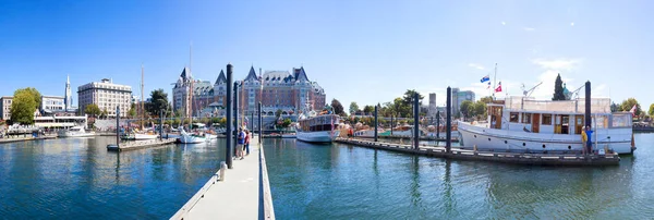 Victoria Canada September 2017 Inner Harbor Panorama — Foto de Stock