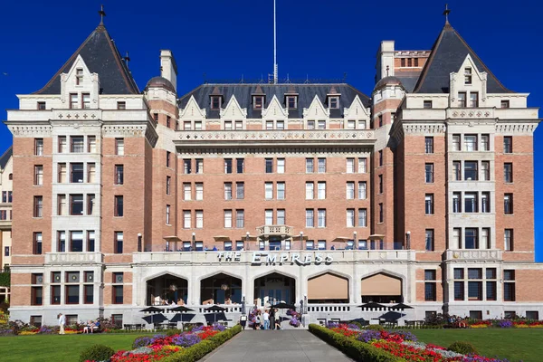 Scenic Shot Fairmont Empress Hotel Victoria British Columbia Canada — Fotografia de Stock