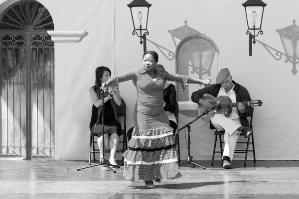 Victoria Flamenco Festival Donne Che Ballano Sul Palco Victoria Canada — Foto Stock