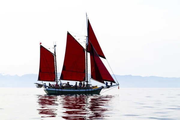 Виктория Канада Сэпт 2016 Ежегодный Victoria Classic Boat Festival Привлекает — стоковое фото