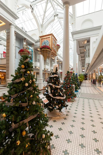 Victoria Canada November 2016 View Christmas Bay Center Arcade Shopping — Foto de Stock