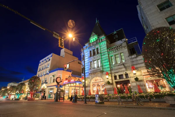 Victoria Canada Dic 2016 Ciudad Decorado Para Navidad Encanto Belleza —  Fotos de Stock