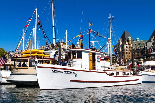 Victoria Canadá Setembro 2017 Festival Anual Barco Clássico Victoria — Fotografia de Stock