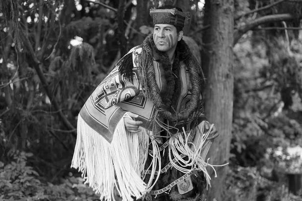 Victoria Canada Jun 2016 First Nation Native Dancers Performing Victoria — Stock Photo, Image