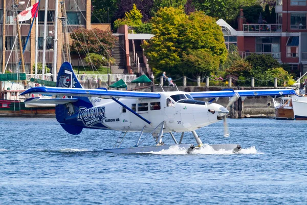 Victoria Canadá Junho 2019 Harbor Air Float Plane Inner Harbor — Fotografia de Stock