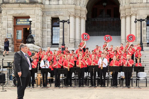 Victoria Colombie Britannique Juin 2019 Événement Sur Aide Humanitaire Victoria — Photo