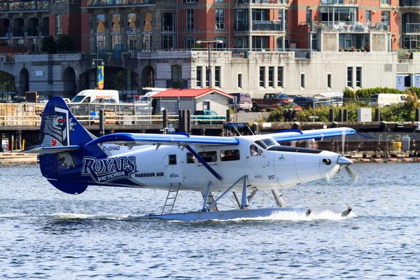 Victoria Kanada Haziran 2019 Limandaki Harbor Air Float Plane Ulaşım — Stok fotoğraf