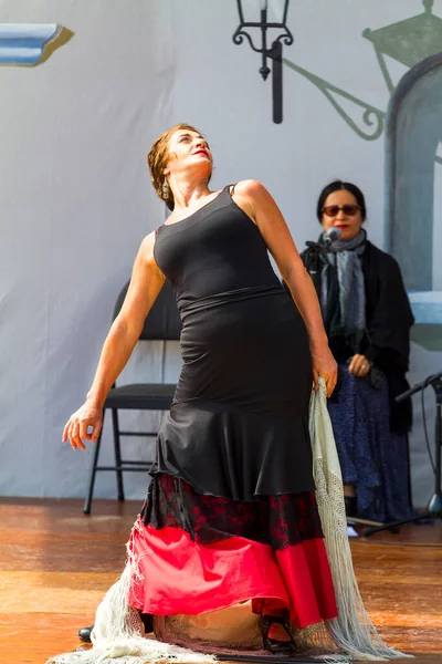 Victoria Flamenco Festival Donne Che Ballano Sul Palco Victoria Canada — Foto Stock