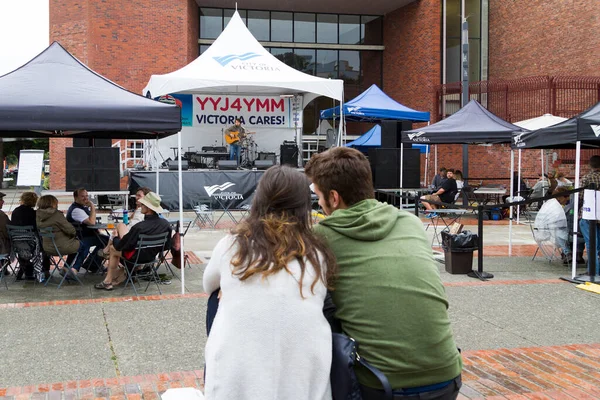 Victoria Columbia Británica Junio 2019 Evento People Aid Victoria Canadá — Foto de Stock