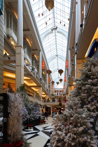 Victoria Canada November 2016 View Christmas Bay Center Arcade Shopping — Fotografia de Stock