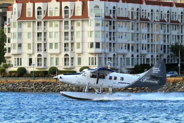 Victoria Canada Jun 2019 Harbor Air Float Plane Inner Harbor — Fotografia de Stock