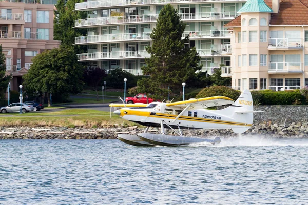 Victoria Canada Jun 2019 Harbor Air Float Plane Inner Harbour — 图库照片
