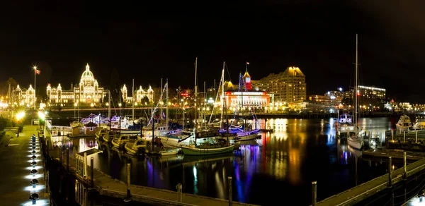 Victoria Canada 2016 Inner Harbor Victoria Town Background — Foto Stock