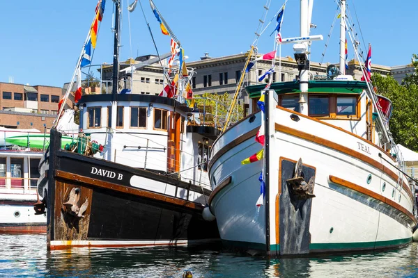 Fiskefartyg Hamnen Staden Medelhavet Norra Israel — Stockfoto