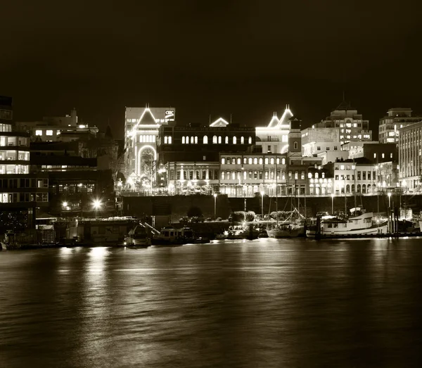 Victoria Canada 2016 Binnenhaven Met Victoria Achtergrond — Stockfoto