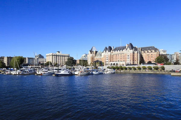 Plan Panoramique Belle Côte Avec Port — Photo