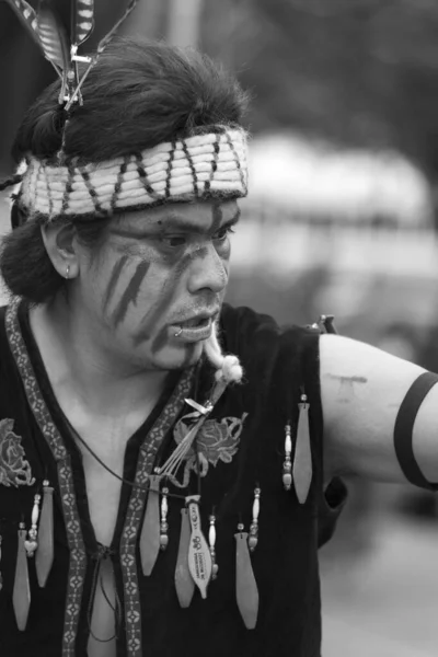 Victoria Canada June 2016 First Nation Native Dancers Performing Victoria — Fotografia de Stock