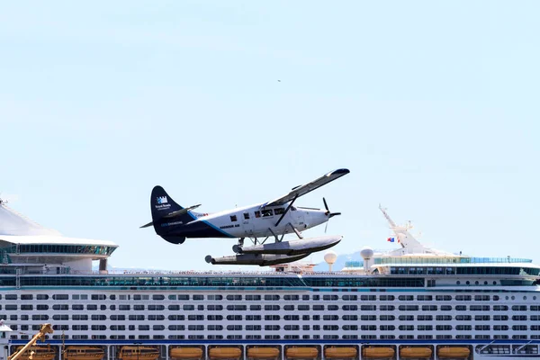 Victoria Kanada Június 2019 Harbor Air Float Plane Belső Kikötőben — Stock Fotó