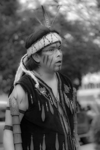 Victoria Canada Jun 2016 First Nations Native Dance Acting Victoria — 图库照片