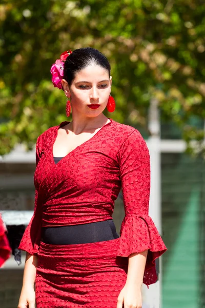 Victoria Flamenco Festival Women Dancing Stage Victoria Canada — ストック写真