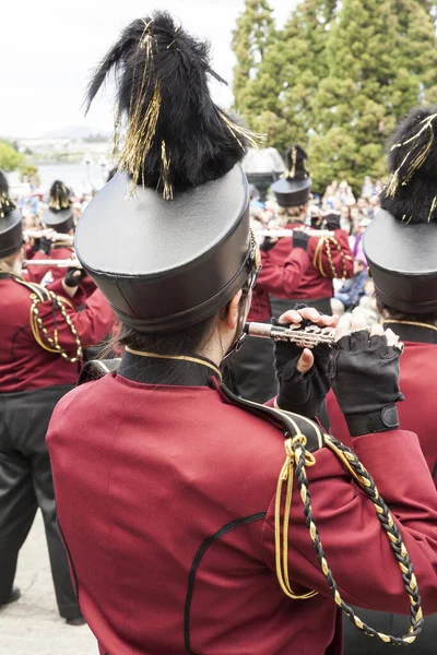 ビクトリア ブリティッシュコロンビア州 2019年6月17日 カナダのビクトリアでのAidイベントの人々 — ストック写真