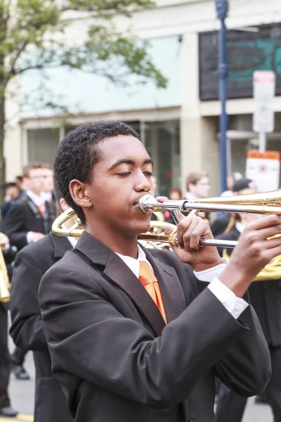 Victoria Kanada Maj 2017 Victoria Day Parade Längs Douglas Street — Stockfoto