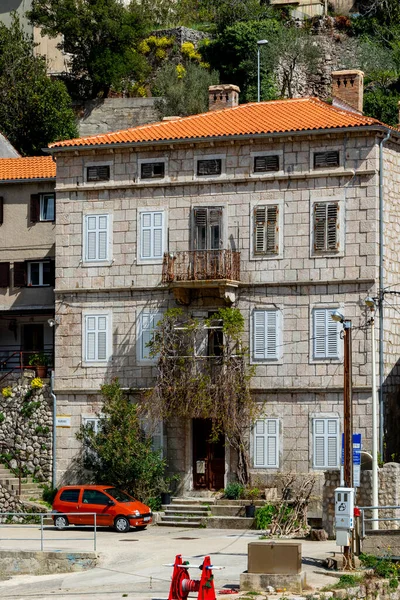 Vacker Stad Vrbnik Krk Kroatien — Stockfoto