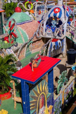 Park Guell, Barselona, mozaik elementler