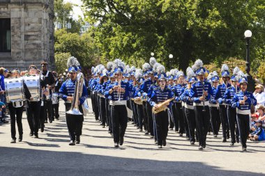 Victoria, British Columbia, 17 Haziran 2019: Victoria, Kanada 'da AID etkinliği
