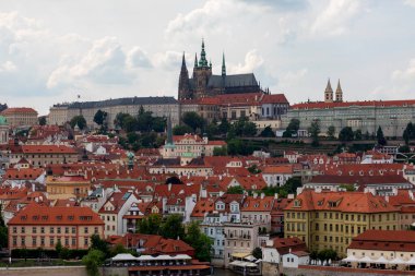 view of ancient architecture of old city at sunny day 