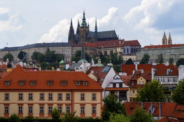 scenic view over beautiful landscape. czech republic. cityscape. travel photo.