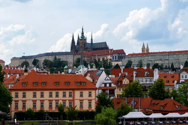 Prague Château Cathédrale Saint Vitus République Tchèque Patrimoine Unesco Europe — Photo