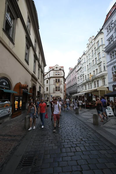 Prága Csehország City Street — Stock Fotó