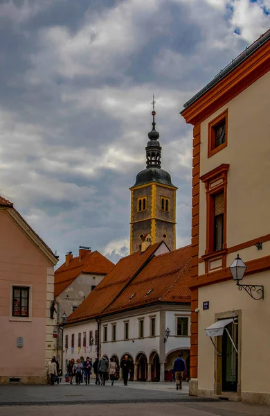 Úzká Ulice Starém Městě — Stock fotografie