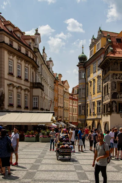 Praga Czeska Republika Wrzesień 2018 Praga Jest Najstarszą Dzielnicą Miasta — Zdjęcie stockowe