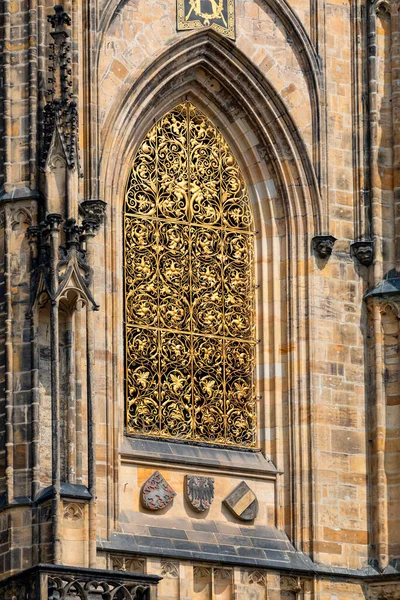 Außenansicht Der Alten Kathedrale Prag Tschechische Republik — Stockfoto
