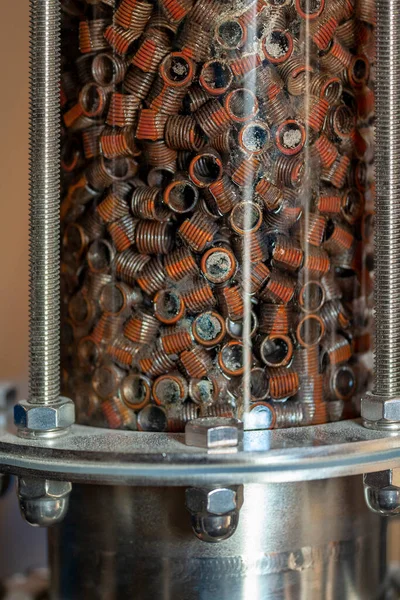 Screws Nuts Background Metal — Stock Photo, Image