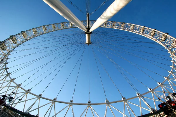 London England Δεκεμβριου 2005 London Eye Στο Λονδίνο Ορόσημο 135 — Φωτογραφία Αρχείου