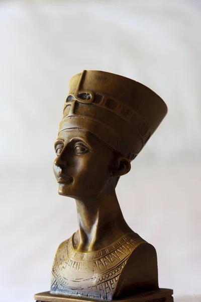 Staue Chef Reine Égyptienne Cléopâtre — Photo