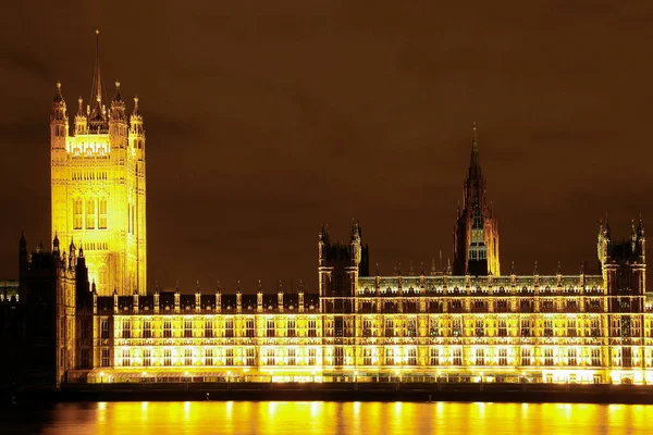 Λονδίνο Ηνωμένο Βασίλειο Περίπου Σεπτέμβριος 2019 Westminster Παλάτι Βράδυ — Φωτογραφία Αρχείου