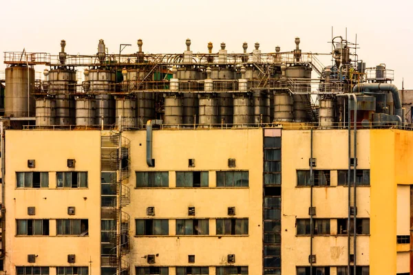 Barcelona Spain June 2015 Petrochemical Factory Outskirt Barcelona — Stok fotoğraf