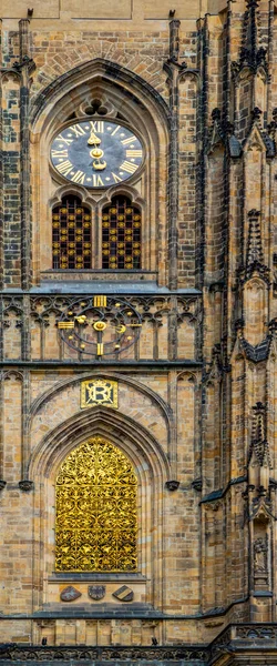 Vista Exterior Antiga Catedral Praga República Checa — Fotografia de Stock