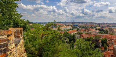 Prague Czech Republic - June 19, 2018: Red Roofline in Praque 
