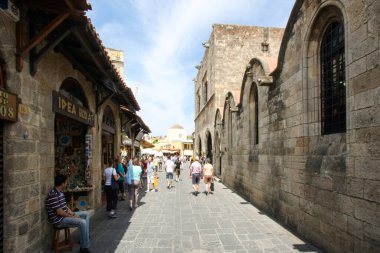 Hırvatistan 'daki eski kalenin antik kenti