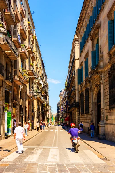 Street View City Barcelona Spain —  Fotos de Stock