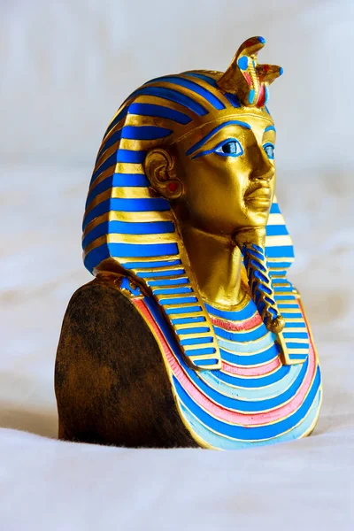 Nahaufnahme Einer Ägyptischen Pharao Statue — Stockfoto