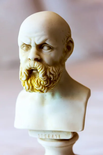 Greece Athene May Illustrative Statue Socrates Lived Athens 470 399 — Stock Photo, Image