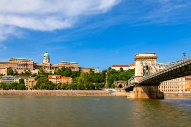 Budapeşte 'deki Macar parlamento binası manzarası, hungary